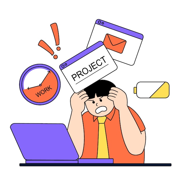 employee needs break from work
