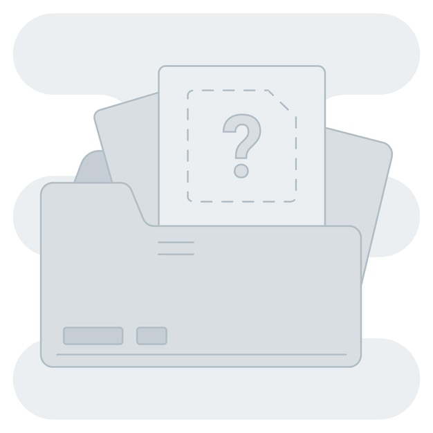 Empty file illustration perfect for user interface uiux projects