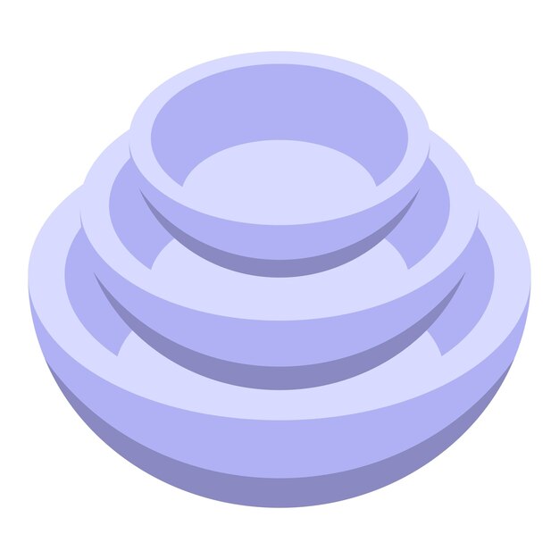 empty round podium displaying increasing size levels