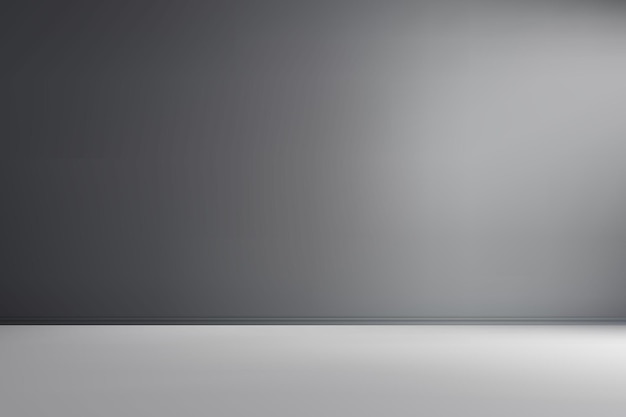 Empty studio background with dark wall