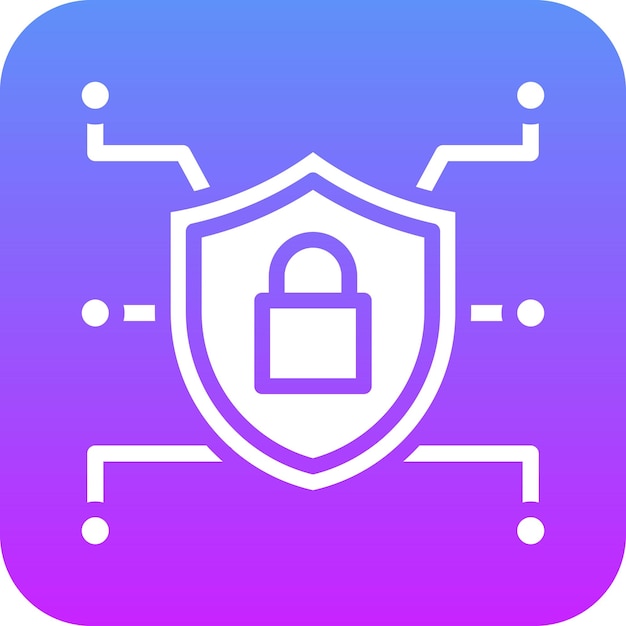 encryption vector icon illustration of cyber security iconset