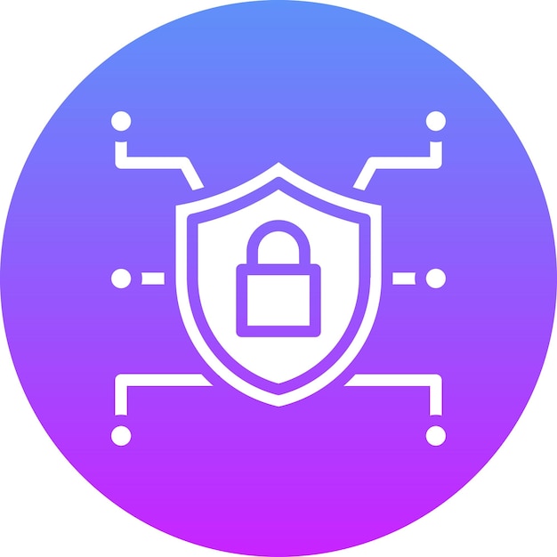 encryption vector icon illustration of cyber security iconset