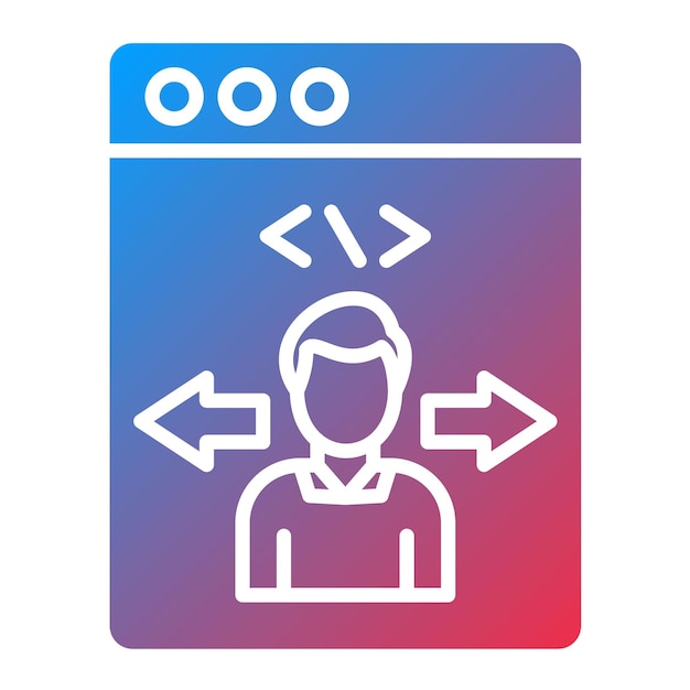 End User icon vector image Can be used for No Code
