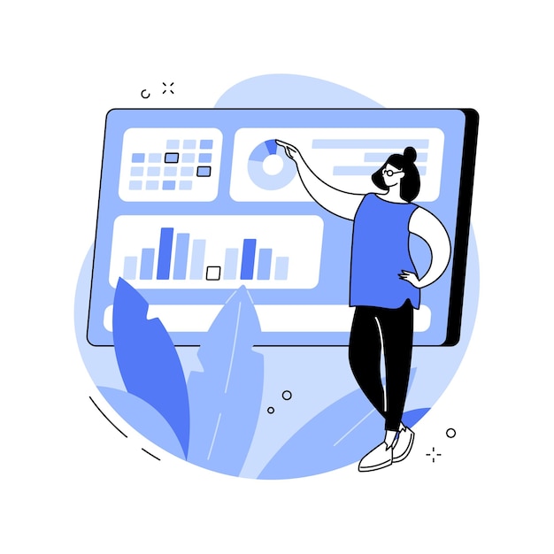 Enterprise IT management abstract concept vector illustration