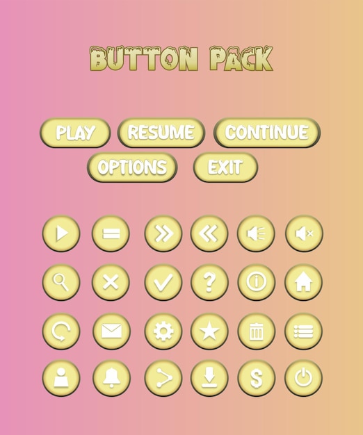 eps game ui button pack