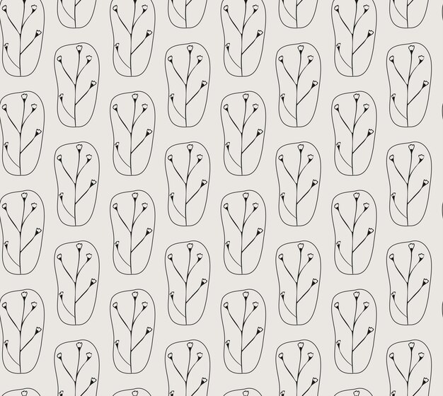 Essential monochrome seamless vector pattern Neutral geometry multiuse repeating pattern