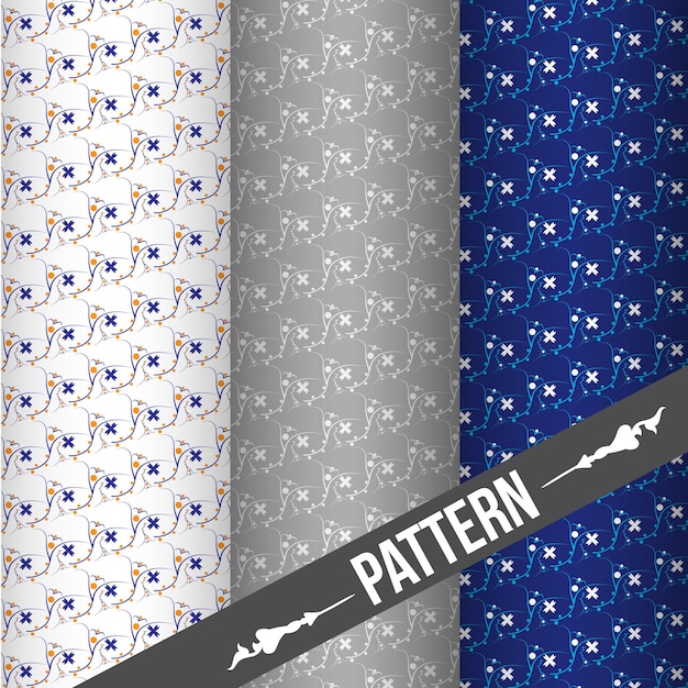 Establish a background decoration using a seamless pattern design