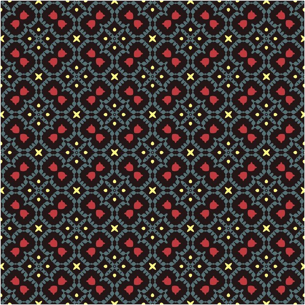 Ethnic pattern design minimalist style