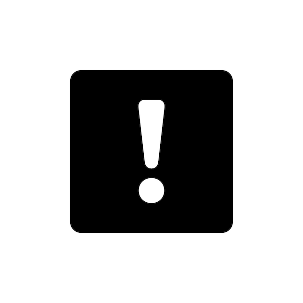Exclamation interface icon set problem warning message vector symbol caution error sign important alert icon