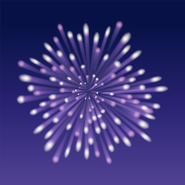 experience a spectacular and vibrant firework display in the night sky