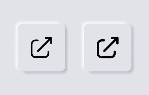 external link icon page open new window sign share icons website web app ui mobile application icon