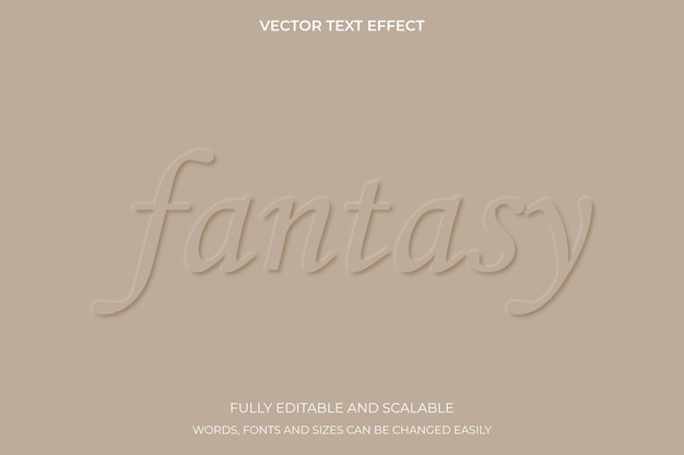 fantasy 3d editable text effect in neomorphic neomophisme emboss style