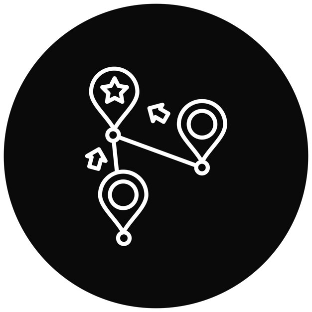 Favorite Destination icon vector image Can be used for Map and Navigation