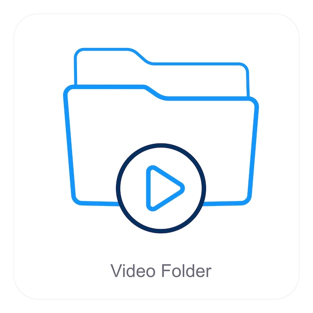 Favorite Folder and Folder icon concept