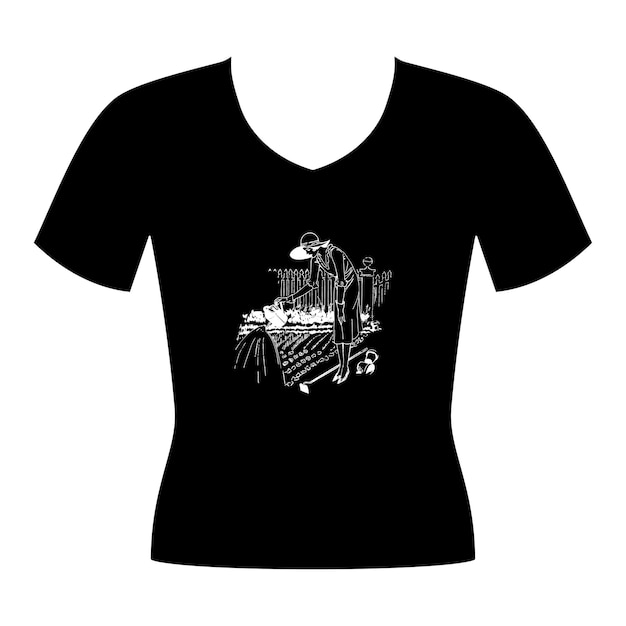 female black tshirt designs