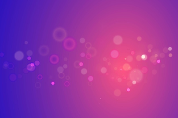 Festive purple pink bokeh gradient celebration luminous background