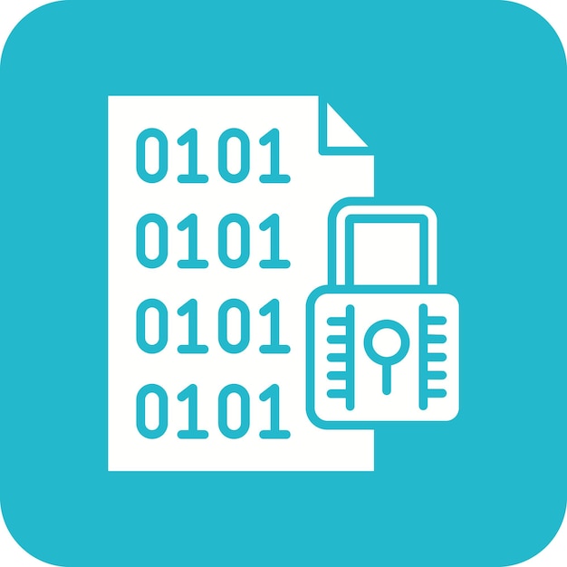 File Encryption icon vector image Can be used for Security