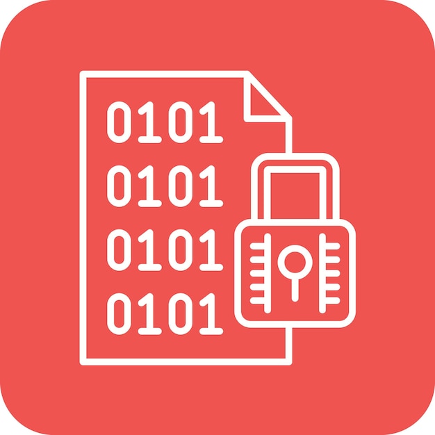 File Encryption icon vector image Can be used for Security
