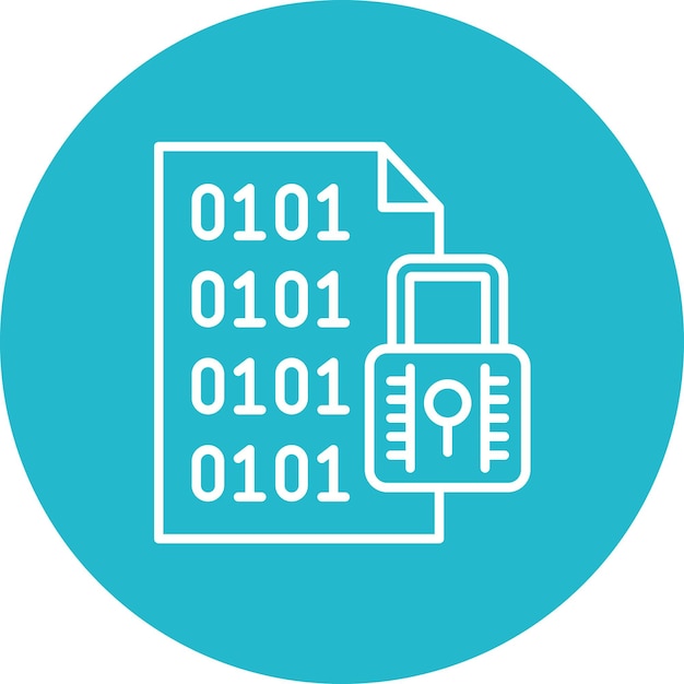 File Encryption icon vector image Can be used for Security