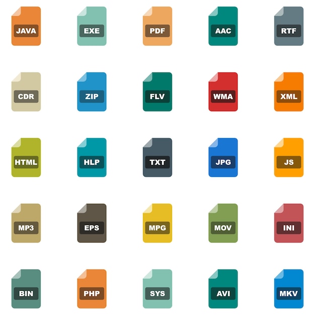 File Format Icons