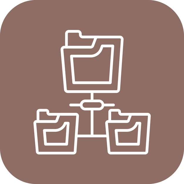 File System icon vector image Can be used for Web Hosting