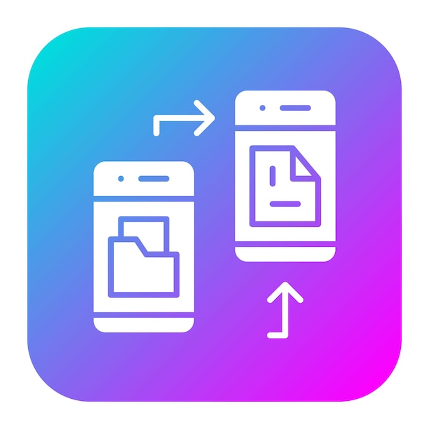 File Transfer vector icon Can be used for Web Hosting iconset