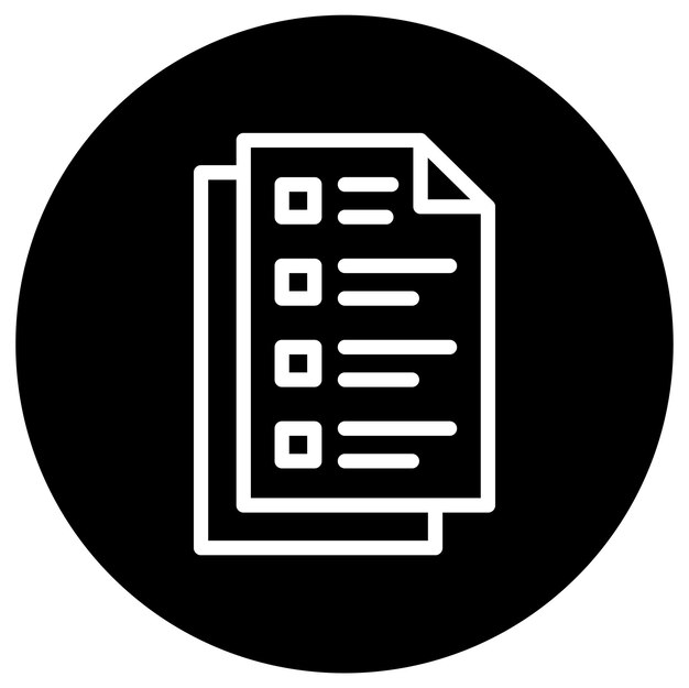 Files Vector Icon Design Illustration