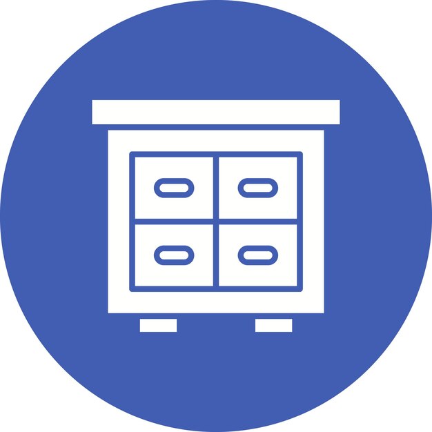 Filing Cabinet icon vector image Can be used for Productivity