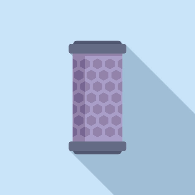 filter icon flat vector water purification osmosis process