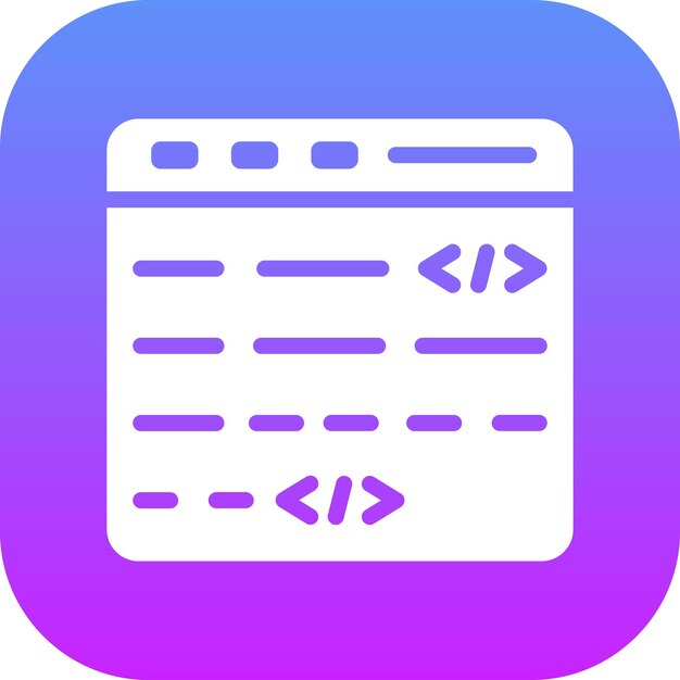 Find Code vector icon illustration of Seo and Web iconset
