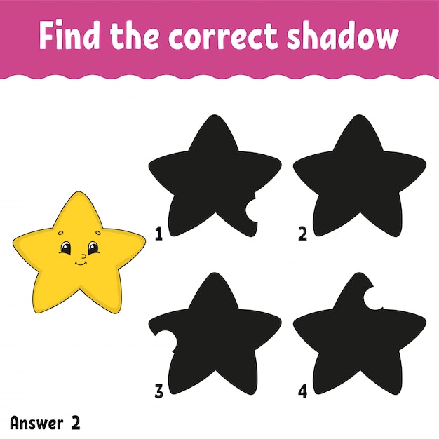 find the correct shadow.