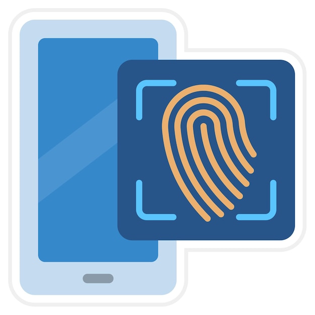 Fingerprint Scan Icon
