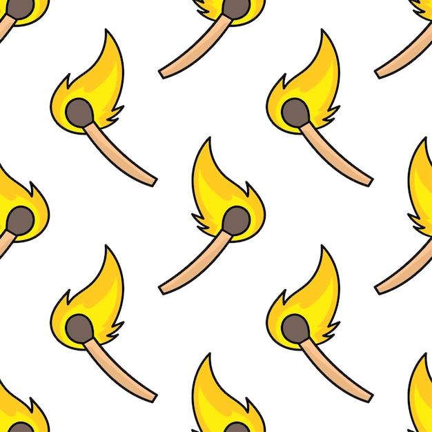 fire matches pattern seamless textile print. great for summer vintage fabric, scrapbooking, wallpaper, giftwrap. repeat pattern background design