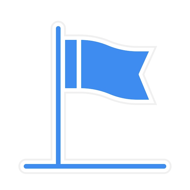 Flag icon vector image Can be used for Volleyball