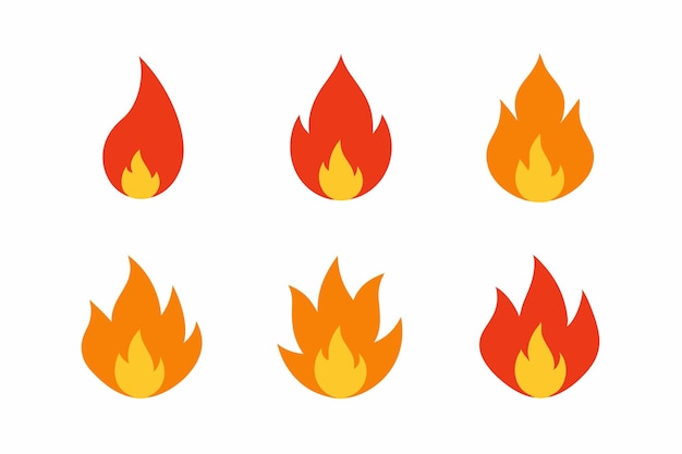 flames from a fire that is called the fire