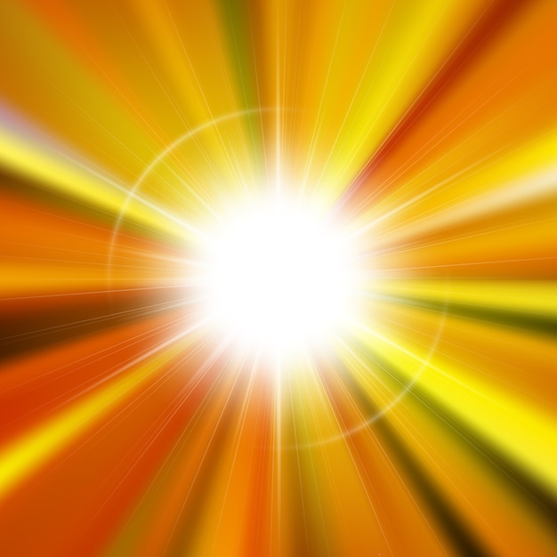 Flare bright shiny star