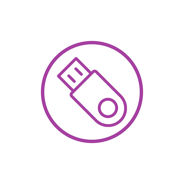 flash drive icon vector design templates simple and modern