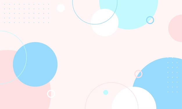 Flat abstract background of geometric shapes