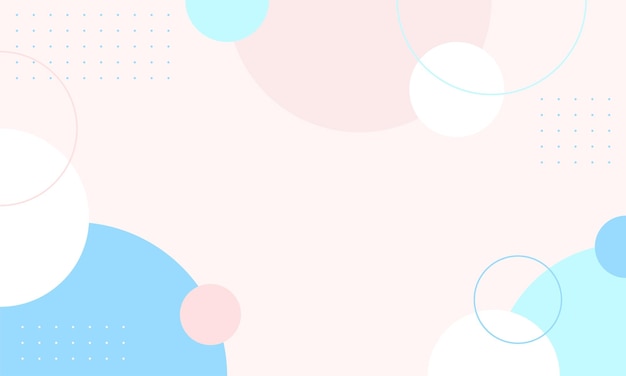 Flat abstract background of geometric shapes