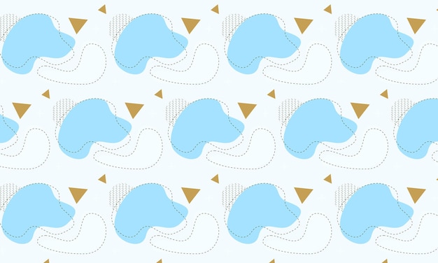 flat abstract doodle pattern design background