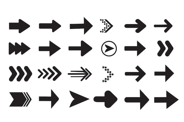 Flat arrow collection set