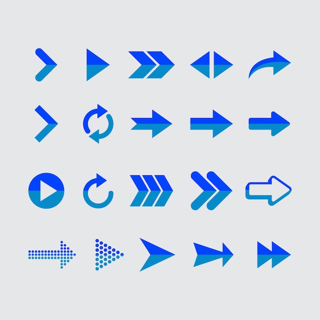 Flat arrow different collection