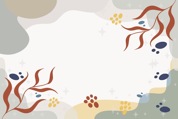 flat background with scandinavian color