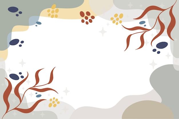 flat background with scandinavian color