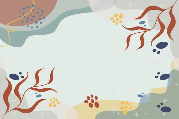 flat background with scandinavian color