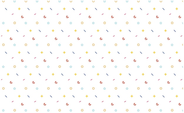Flat design geometric shapes background