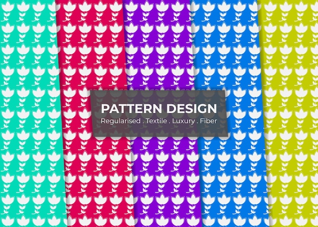 Flat geometric halloween best pattern collection Flat design classic argyle pattern