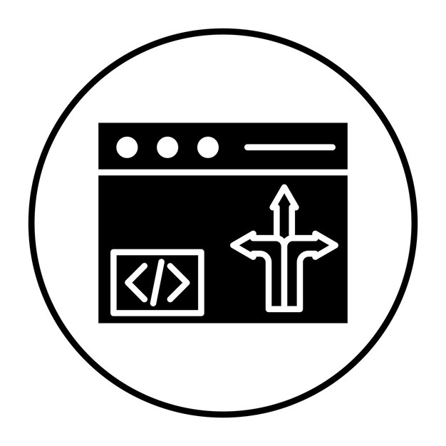 flexibility vector icon can be used for no code iconset