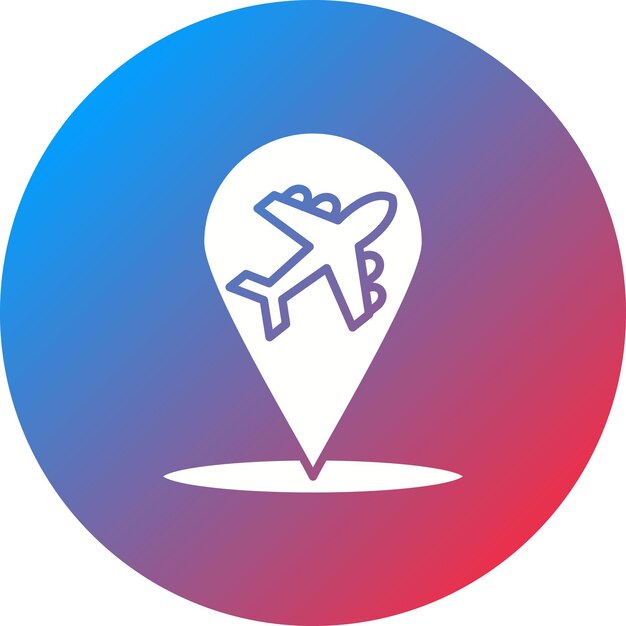 Flight Location icon vector image Can be used for Aviation