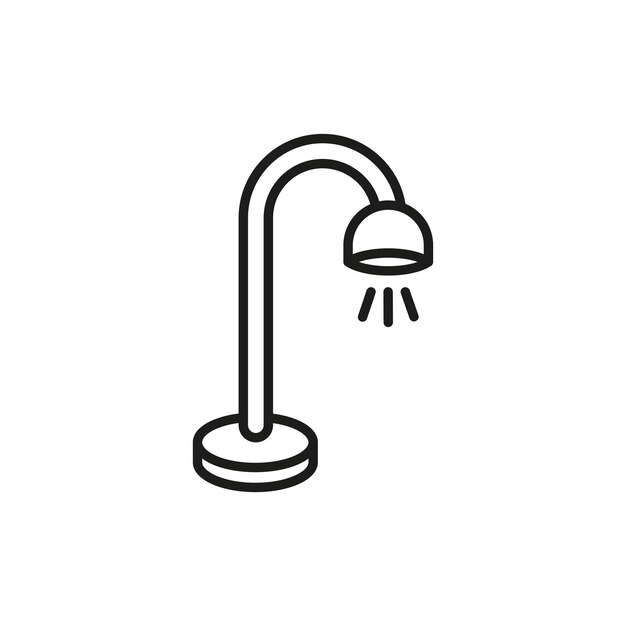 Floor lamp icon vector design templates simple and modern